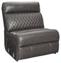 Samperstone - Armless Chair - Gray