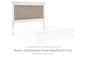 Kanwyn - Queen Uph Panel Headboard - Whitewash