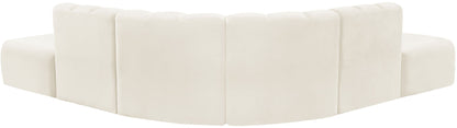 Arc - Velvet 6 Piece Corner Modular Sofa