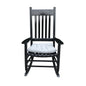 Classic Wooden Porch Rocker Chair Populus Wood Comfortable Design