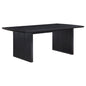 Mason - Removable Extension Leaf Dining Table - Black