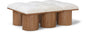 Pavilion - 6 Piece Modular Bench With Brown Base