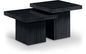 Spencer - 18" Oak Veneer 2 Piece Coffee Table