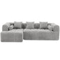 Sectional Free Combined Sofa With 2 Side Pockets
