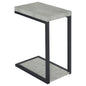 Snack Table With Industrial Base