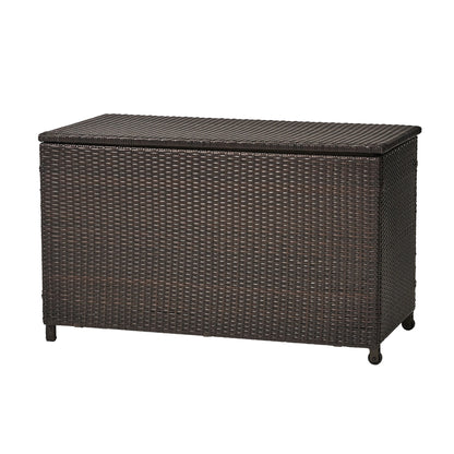Blake - Wicker Cushion Box - Brown Multi