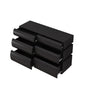Minimalist Modern 6 Drawer Dresser, Handle Free Design With Wide Storage