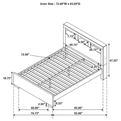 Emory - Bedroom Set With Storage Headboard