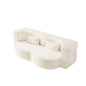 Modern Floor Sofa With 2 Pillows, Twin Size For Living Room