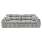 3 Seater, Couch With Throw Pillows For Living Room
