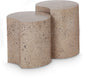 Dimple - Modular End Table - Terazzo Finish