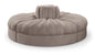 Rummi - Round Velvet Performance Fabric Upholstered 4 Piece Modular Sofa