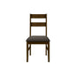 Dining Chair, Upholstered, Side, Dining Room, Transitional (Set of 2) - Brown