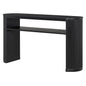 Console Table With Fluted Legs, Open Shelf