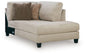 Steelwater Retreat - RAF Corner Chaise - Latte