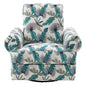 Manual Swivel Recliner Rocker Chair With Adjustable Backrest