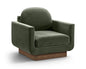 Diviento - Velvet Performance Fabric Upholstered Accent Chair