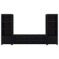 Arnaud - 3 Piece TV Stand Set With Storage - Black