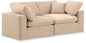 Comfy - Velvet Modular Sofa 2 Seats