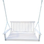 Front Porch Swing With Armrests For Outdoor Patio, Garden Yard, Backyard Or Sunroom
