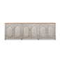 Colette - 6 Door Cabinet Sideboard - Brown