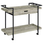 Begonia - 1 Drawer Cart - Driftwood