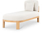 Maybourne - Chaise / Bench With Natural Frame