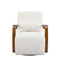 Swivel Accent Rotatable Ergonomic Single Chair For Living Room