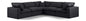 Comfy - 5 Piece Linen Modular Corner Sectional