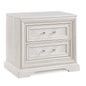 2 Drawer Storage Nightstand Bedroom Furniture - Antique White