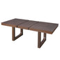 Extendable Dining Set, Farmhouse Extendable Table With Upholstered Chairs