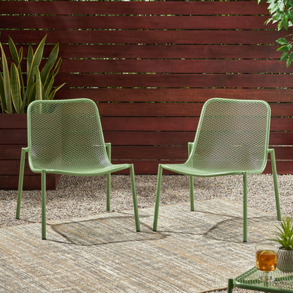 Outdoor Iron Chair With Design