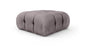 Orin - Velvet Performance Fabric Upholstered Modular Ottoman