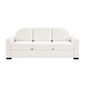 Modern 3 Seater Sofa With Curved Backrest