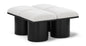 Pavilion - 4 Piece Modular Bench With Black Base