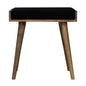 Tray Style Footstool - Black