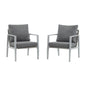 Modern Lounge Chair With Rope Accents And Cushions