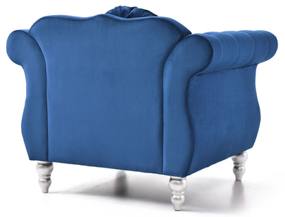 Chic Transitional Flared Arm Chair