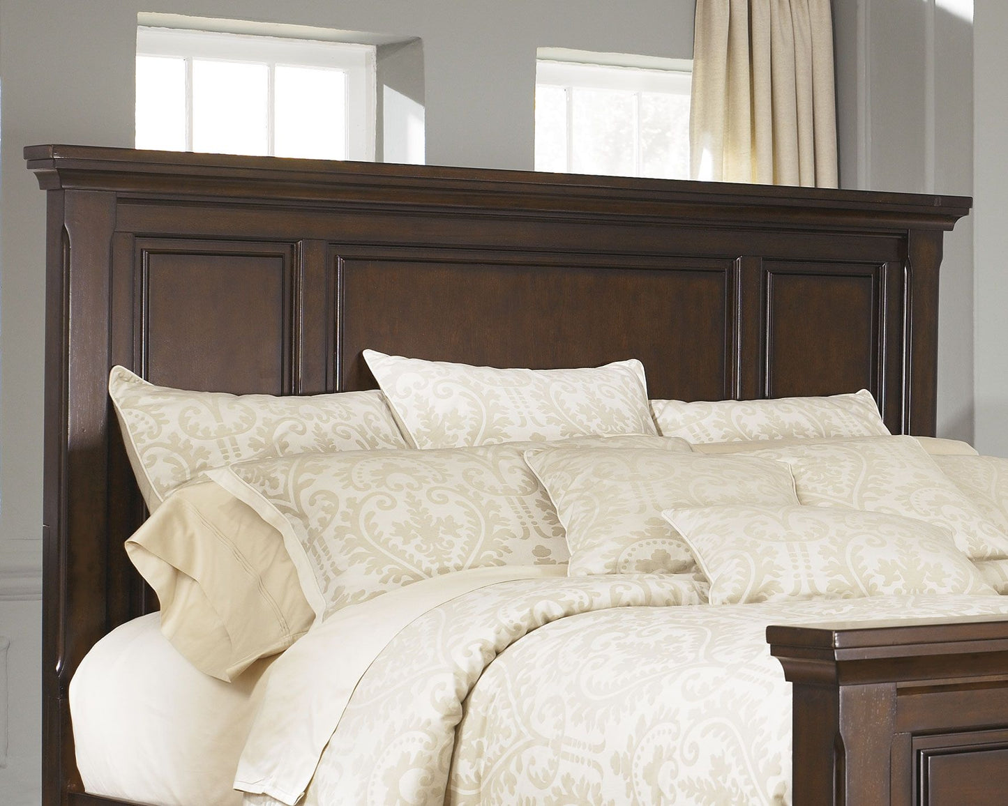 Porter - Queen Panel Headboard - Rustic Brown