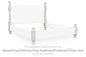 Rowlenstown - Queen/King/California King Headboard/Footboard Posts - Antique White