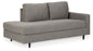 Lyman - RAF Corner Chaise - Graphite