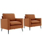 Nordic Retro Light Luxury Upholstered Sofa Chair