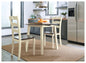 Woodanville - Round DRM Drop Leaf Table - Cream / Brown