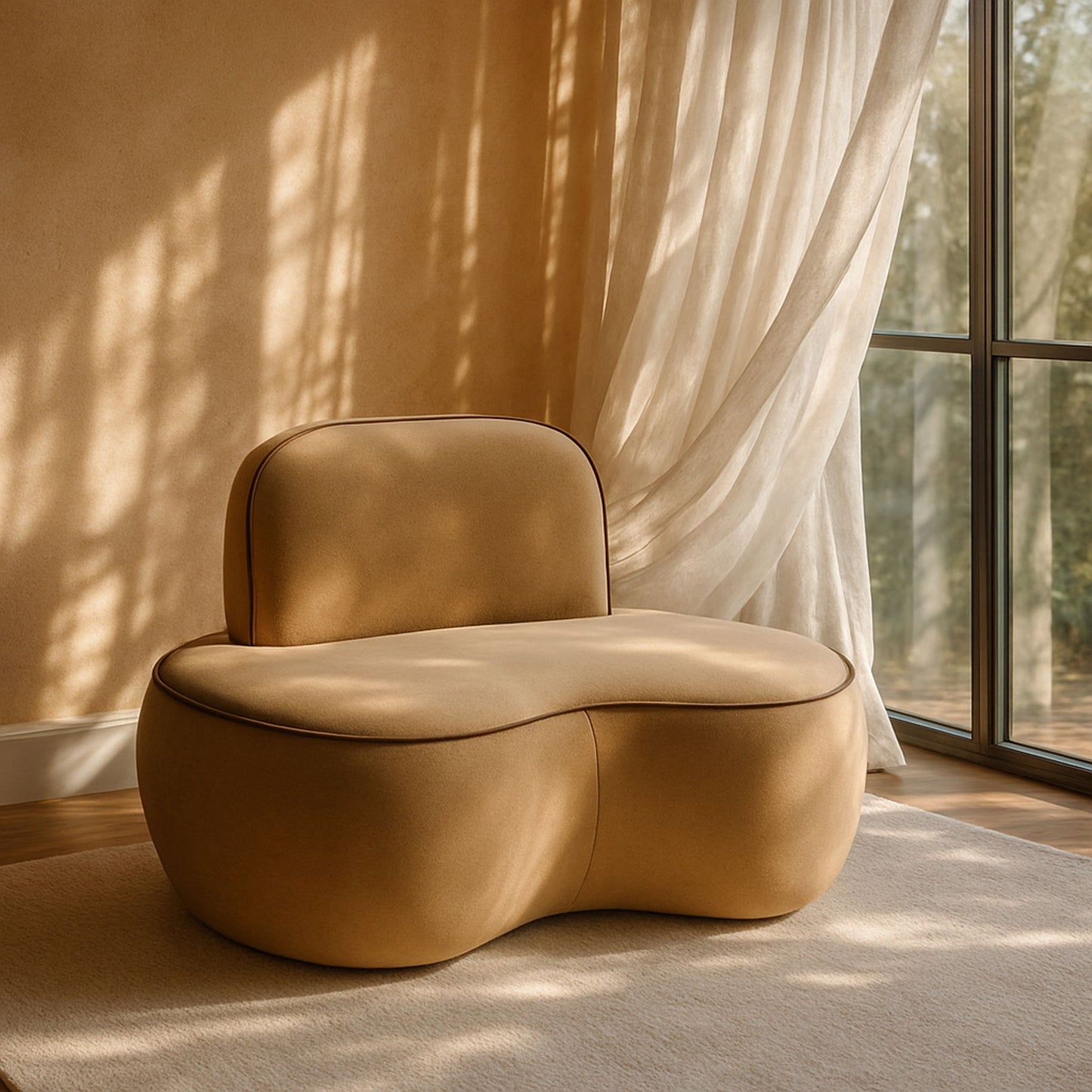 Swerve - Velvet Upholstered Chair