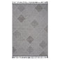 Guros - 6' X 9' Trellis Indoor / Outdoor Area Rug - White / Gray