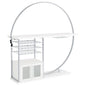 Casey - 2 Door Home Bar Storage Bar With Customizable Lighting - White