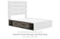 Graystorm - Twin/Full Side Storage with Rail - Brown Gray