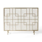 Dorothy - Modern Single Panel Iron Fire Screen