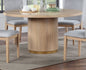 Caspian - Wide Dining Table - Oak Finish