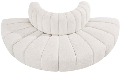 Arc - Boucle Fabric 4 Piece Modular Sofa